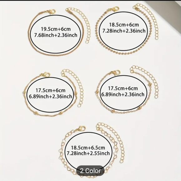 Silvertone Bracelet bundle - Picture 3 of 4